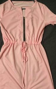 Pink Zip Dress